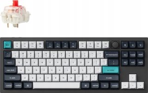 Keychron Q3 Max QMK/VIA Wireless Custom Mechanical Keyboard Fully Assembled Knob / Carbon Black / Gateron Jupiter Red 1