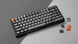 Keychron K2 Max QMK Wireless Mechanical Keyboard Fully Assembled / White Backlight / Keychron Super Banana 2