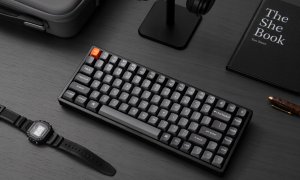 Keychron K2 Max QMK Wireless Mechanical Keyboard Fully Assembled / White Backlight / Keychron Super Banana 3