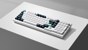 Keychron Q5 HE QMK Wireless Custom Keyboard Fully Assembled Knob / Shell White / Gateron Double-Rail Magnetic Nebula Switch 2