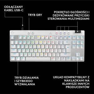 Klawiatura Logitech G PRO X TKL Rapid  (920-013242) 7