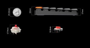 Klawiatura Keychron K13 Max QMK/VIA Hot Swap Low Profile Gateron Mechanical (K13M-H3) 5