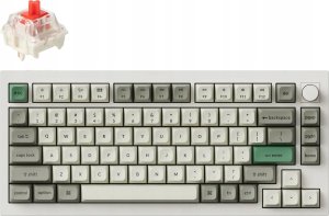 Keychron Q1 Max QMK/VIA Wireless Custom Mechanical Keyboard Fully Assembled Knob / Shell White / Gateron Jupiter Red 1