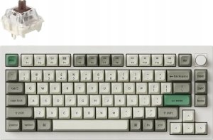 Keychron Q1 Max QMK/VIA Wireless Custom Mechanical Keyboard Fully Assembled Knob / Shell White / Gateron Jupiter Brown 1