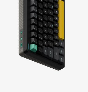 Nuphy - Halo75 v2 Wireless Mechanical Keyboard - Bezprzewodowa Klawiatura Mechaniczna Obsidian Black Silent Red Clear-Top 3