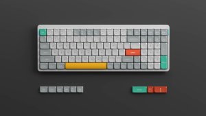 Klawiatura Nuphy - Air96 V2 Wireless Mechanical Keyboard - Bezprzewodowa Klawiatura Mechaniczna Slim Ionic White Red 8