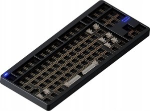 Nuphy - NuPhy Gem80 QMK/VIA Wireless Custom Mechanical Keyboard - Bezprzewodowa Klawiatura Mechaniczna Obsidian Black Brak Brak keycapów 1