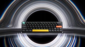 Nuphy - Air60 V2 Wireless Mechanical Keyboard - Bezprzewodowa Klawiatura Mechaniczna Slim Basalt Black Red 5