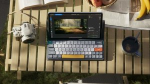 Nuphy - Air60 V2 Wireless Mechanical Keyboard - Bezprzewodowa Klawiatura Mechaniczna Slim Lunar Gray Red 7