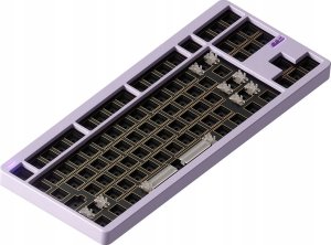 Nuphy - NuPhy Gem80 QMK/VIA Wireless Custom Mechanical Keyboard - Bezprzewodowa Klawiatura Mechaniczna Airy Lilac Brak Brak keycapów 1