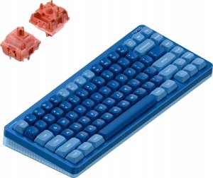 Nuphy - Halo75 v2 Wireless Mechanical Keyboard - Bezprzewodowa Klawiatura Mechaniczna Blue Lagoon Raspberry 5