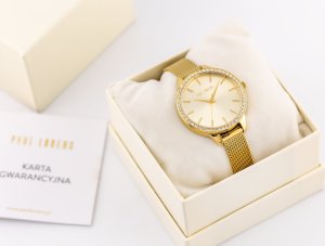 ZŁOTY ZEGAREK DAMSKI PAUL LORENS - zg504d + BOX 7