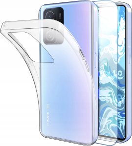 Etui Do Xiaomi 11T 5G / Pro 5G (Przezroczyste, Silikonowe, Ochronne)  Szkło 1