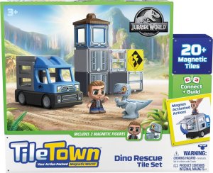 Mattel Tile Town TILE TOWN, Jurassic World Dino Rescue 4