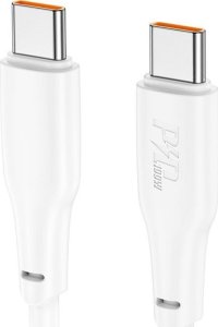 Kabel USB Hoco USB-C - USB-C 1 m Biały 5
