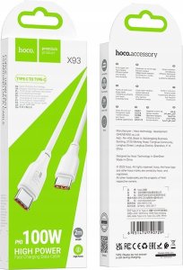Kabel USB Hoco USB-C - USB-C 2 m Biały 3