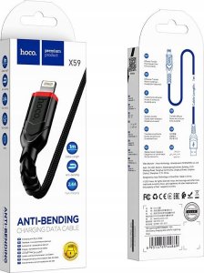 Kabel USB Hoco USB-A - Lightning 3 m Czarny 3