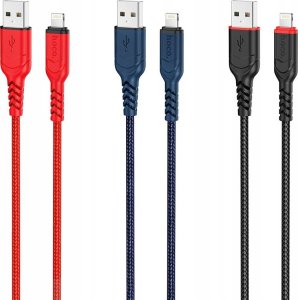 Kabel USB Hoco USB-A - Lightning 3 m Czarny 4