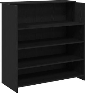 vidaXL Biurko recepcyjne czarny dąb 100x50x103,5 cm drewno klejone (3324161) 2
