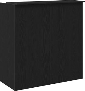 vidaXL Biurko recepcyjne czarny dąb 100x50x103,5 cm drewno klejone (3324161) 7