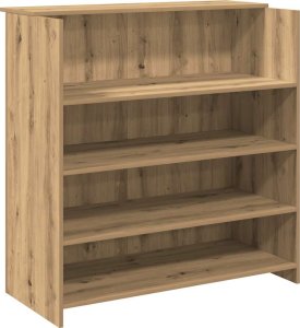 vidaXL Biurko recepcyjne dąb artisan 100x50x103,5 cm drewno klejone (3324168) 2