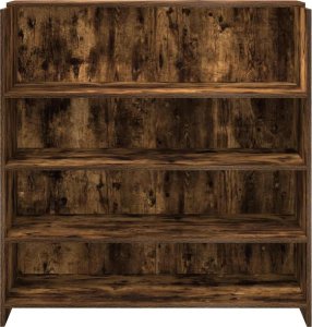 vidaXL Biurko recepcyjne dąb wędzony 100x50x103,5 cm Drewno klejone (3324164) 5