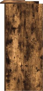 vidaXL Biurko recepcyjne dąb wędzony 100x50x103,5 cm Drewno klejone (3324164) 6