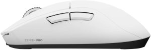 Mysz Rampage Zenith Pro 26000 DPI biała + odbiornik 4 KHz PAW3395 BT 5.2  (ZENITHPRO-WHITE) 4