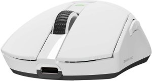 Mysz Rampage Zenith Pro 26000 DPI biała + odbiornik 4 KHz PAW3395 BT 5.2  (ZENITHPRO-WHITE) 6