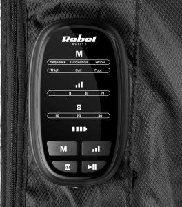 ML Aparat do drenażu limfatycznego na jedną nogę , 5 komór ,bezprzewodowy , REBEL ACTIVE 9