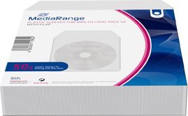 MediaRange Plastiktaschen Mini CD-R u. Mini DVD-R,50er Pack 1