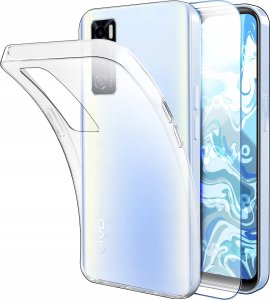 Etui Do Vivo Y70 (Przezroczyste, Silikonowe, Ochronne, Case)   Szkło 9H 1