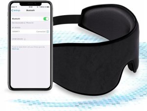 Opaska Maska na Oczy do Spania Wbudowane Słuchawki Bluetooth 5.0 11h / Jabees Serenity 7
