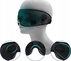 Opaska Maska na Oczy do Spania Wbudowane Słuchawki Bluetooth 5.0 11h / Jabees Serenity 8