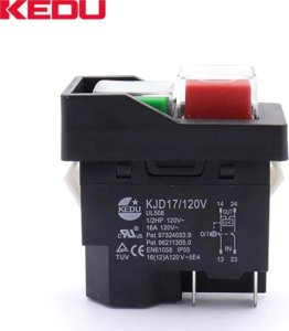 Wyłącznik włącznik elektromagnetyczny KJD17 do betoniarki jednofazowy 2