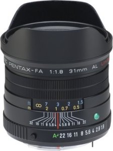 smc Pentax FA 31mm f/1.8 AL Limited, black 1