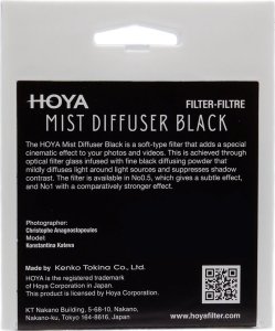 Hoya filter Mist Diffuser Black No1 77mm 4
