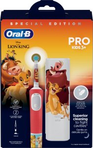 Szczoteczka Braun Pro Kids Król Lew Czerwona 2