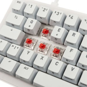 Cherry Xtrfy K5 Gaming Tastatur, TKL, RGB - transparent/wei 2