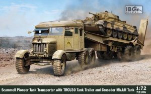 Model plastikowy Scammell Tank Transporter With TRCU30 Trailer and Crusader Ibg 1