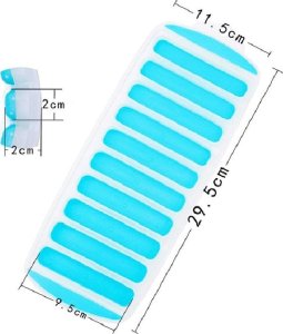 SILIKONOWA FOREMKA DO KOSTEK LODU DŁUGIE KOSTKI PASKI 2