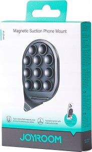 Uchwyt na smartfona z podstawką i przyssawkami Joyroom JR-ZS418 MagSafe czarny 2