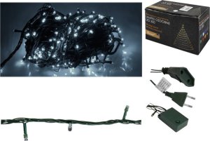 Lampki choinkowe 300 LED zimne białe ze sterowniki 1