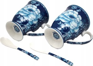 Zestaw Luksusowej Porcelany z Artystycznym Wzorem 6