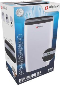 Alpina osuszacz i oczyszczacz powietrza 10 litrów 220W do 100m 5