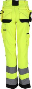 LH-WESPE-T - Spodnie ochronne do pasa WESPE damskie 6 kieszeni idealne dla monterek i innych służb porządkowych końcówki tkanina splot twill 86% poliester 14% bawełna o gramaturze 300 g/m2 48 9