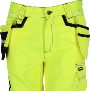 LH-WESPE-T - Spodnie ochronne do pasa WESPE damskie 6 kieszeni idealne dla monterek i innych służb porządkowych końcówki tkanina splot twill 86% poliester 14% bawełna o gramaturze 300 g/m2 36 5