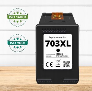 Tusz Evoke WYSOKOWYDAJNY tusz do drukarki HP 703 XL czarny D730 F735 K109a K209a K510a 2