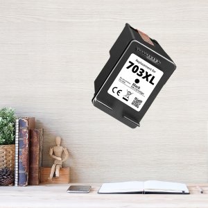 Tusz Evoke WYSOKOWYDAJNY tusz do drukarki HP 703 XL czarny D730 F735 K109a K209a K510a 3