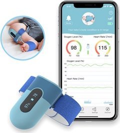 Pulsoksymetr Monitor snu PO5 dla niemowląt i dzieci 2